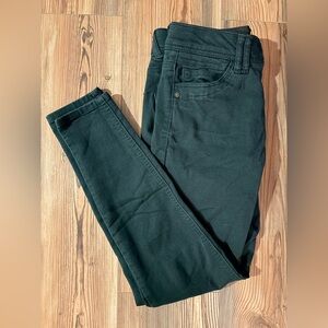 Democracy Women’s Deep Green Skinny Jeans